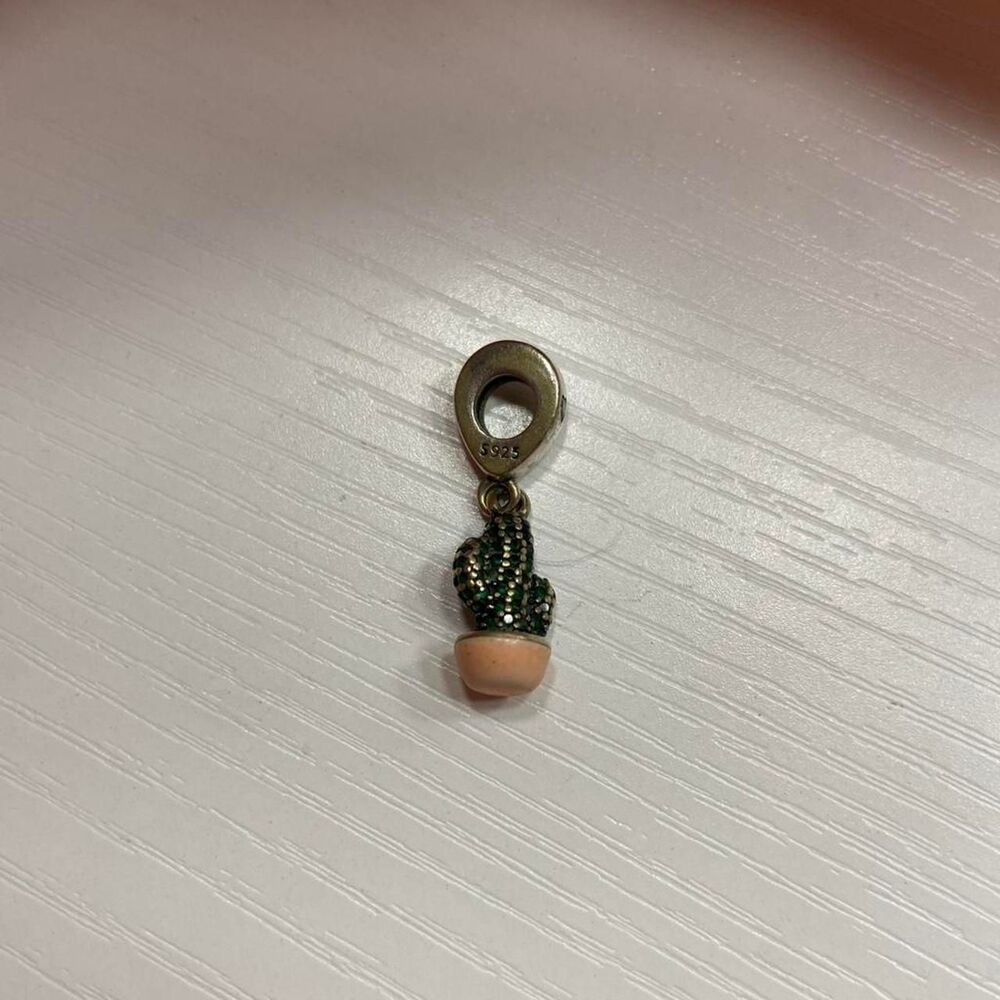 Cactus Dangle Charm For Bracelet
